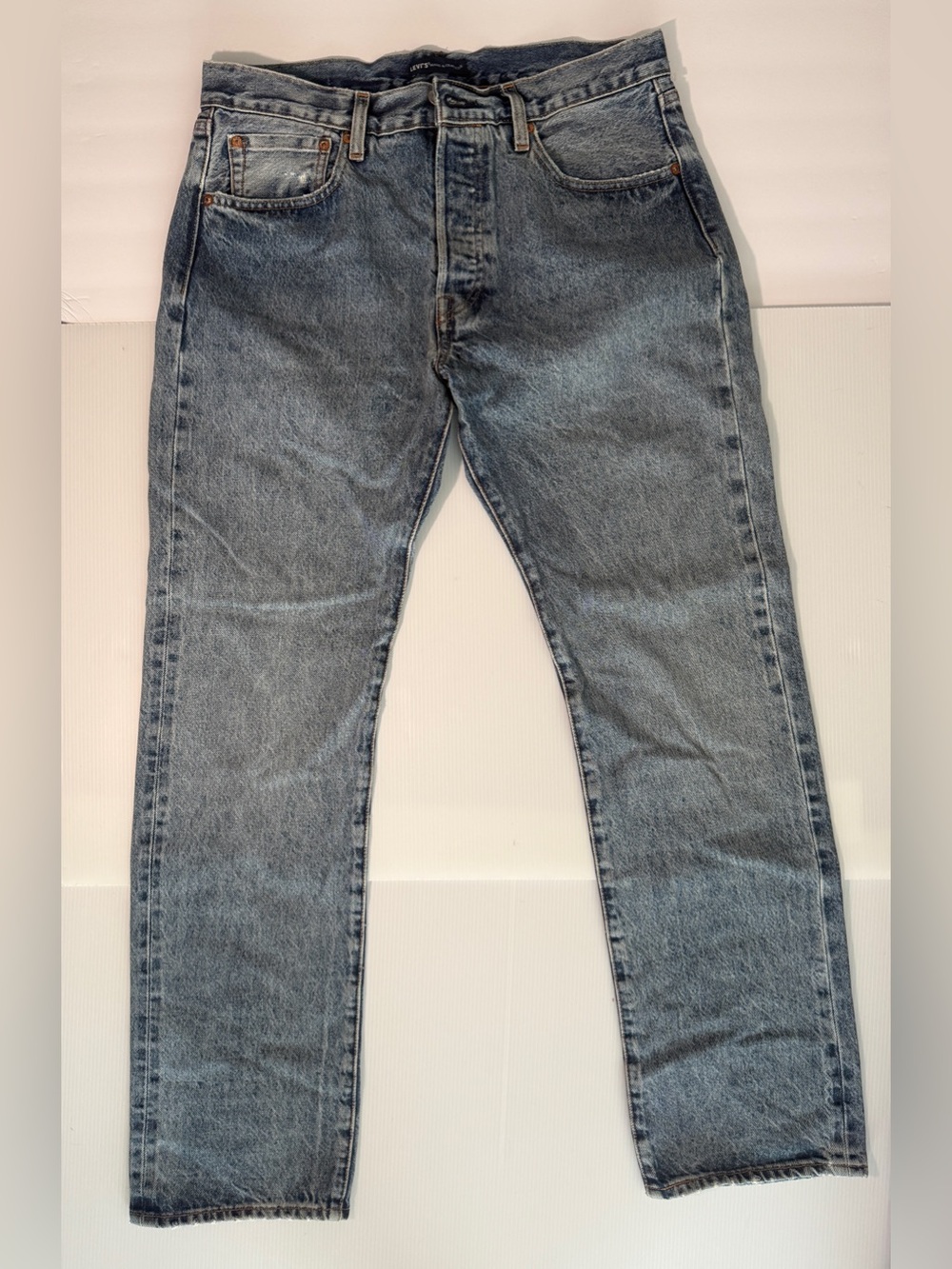 Levi’s Made & Crafted 501 Original Fit Jeans W33 L32 Medium Wash Made in Turkey